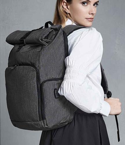 Quadra Q-Tech Charge Roll-Top Backpack - GRA - ONE
